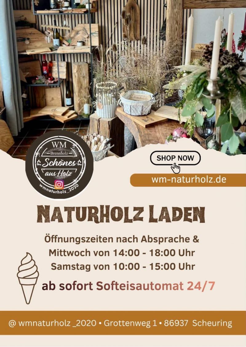 Naturholzladen_Scheuring_Eisautomat_WM_Brennholz_Deko